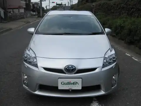 カタログ画像：プリウス （PRIUS） Ｇツーリングセレクション・レザーパッケージ 2009年5月 DAA-ZVW30 1800cc シルバーメタリックorアイスバーグシルバーマイカメタリック 燃費35.5km / l フロント