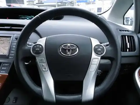 カタログ画像：プリウス （PRIUS） Ｇツーリングセレクション・レザーパッケージ 2009年5月 DAA-ZVW30 1800cc ダークブルーマイカ 燃費35.5km / l 内装