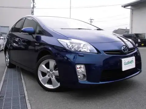 カタログ画像：プリウス （PRIUS） Ｇツーリングセレクション・レザーパッケージ 2009年5月 DAA-ZVW30 1800cc ダークブルーマイカ 燃費35.5km / l メイン（その他）