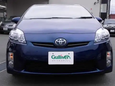 カタログ画像：プリウス （PRIUS） Ｇツーリングセレクション・レザーパッケージ 2009年5月 DAA-ZVW30 1800cc ダークブルーマイカ 燃費35.5km / l フロント