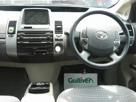 カタログ画像：プリウス （PRIUS） Ｇ 2007年2月 DAA-NHW20 1500cc ライトグリーンメタリック 燃費33.0km / l 内装