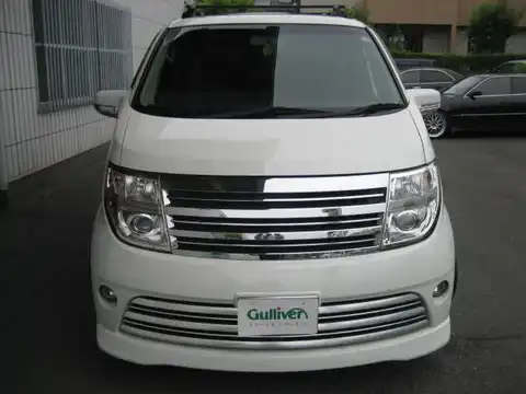 カタログ画像：エルグランド （ELGRAND） ライダー ハイパフォーマンススペック 2009年10月 CBA-NE51 3500cc ホワイトパール（３Ｐ） フロント