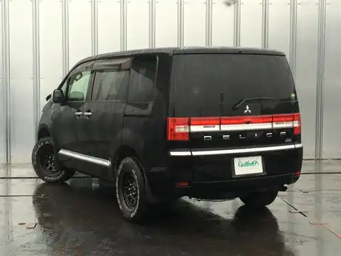 カタログ画像：デリカＤ：５ （DELICA D:5） Ｄ パワーパッケージ 2014年4月 LDA-CV1W 2200cc ダイヤモンドブラックマイカ バック