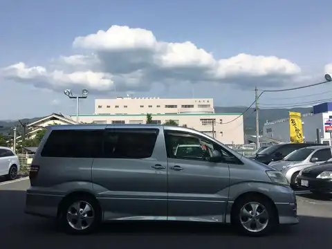 カタログ画像：アルファードＶ （ALPHARD V） ＭＳ 2005年4月 TA-MNH15W 3000cc グレーメタリック 燃費8.6km / l 外装