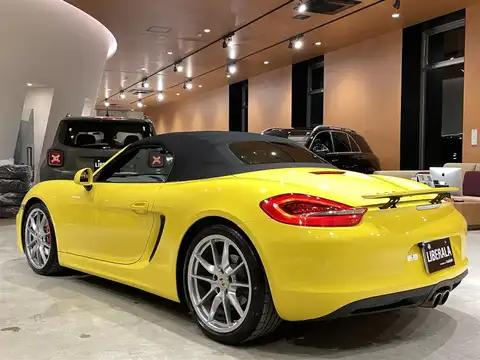 カタログ画像：ボクスター （BOXSTER） ボクスターＳ 2011年2月 ABA-987MA121 3400cc スピードイエロー バック