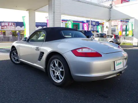 カタログ画像：ボクスター （BOXSTER） ボクスターＳ 2005年8月 GH-98726 3200cc アークティックシルバーメタリックorＧＴシルバーメタリック 燃費8.0km / l バック