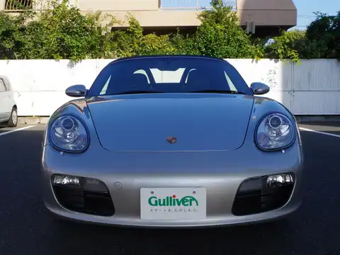 カタログ画像：ボクスター （BOXSTER） ボクスター 2005年8月 GH-98725 2700cc アークティックシルバーメタリックorＧＴシルバーメタリック 燃費8.8km / l フロント