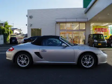 カタログ画像：ボクスター （BOXSTER） ボクスターＳ 2005年8月 GH-98726 3200cc アークティックシルバーメタリックorＧＴシルバーメタリック 燃費8.0km / l 外装