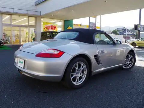 カタログ画像：ボクスター （BOXSTER） ボクスターＳ 2005年8月 GH-98726 3200cc アークティックシルバーメタリックorＧＴシルバーメタリック 燃費8.0km / l バック