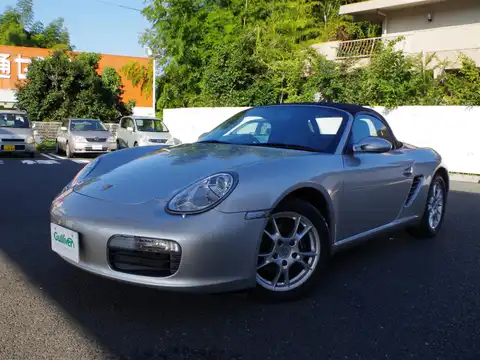 カタログ画像：ボクスター （BOXSTER） ボクスター 2005年8月 GH-98725 2700cc アークティックシルバーメタリックorＧＴシルバーメタリック 燃費9.3km / l 外装