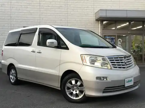 カタログ画像：アルファードＶ （ALPHARD V） ＭＺ Ｇエディション 2004年4月 TA-MNH15W 3000cc ホワイトパールマイカｏｒグレイスブルーパールトーニング（ホワイトパールマイカ／シェルマイカタリック） 燃費8.6km / l メイン（その他）