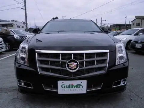 カタログ画像：キャデラックＣＴＳ （CADILLAC CTS） ３．６プレミアム 2010年1月 ABA-X322B 3600cc セーブルブラック 燃費8.0km / l フロント