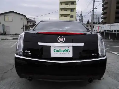 カタログ画像：キャデラックＣＴＳ （CADILLAC CTS） ３．６プレミアム 2010年1月 ABA-X322B 3600cc セーブルブラック 燃費8.0km / l バック