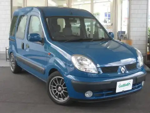 カタログ画像：カングー （KANGOO） １．６（ダブルバックドア） 2003年8月 GH-KCK4M 1600cc マリーン・ブルー メイン（その他）