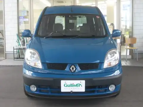 カタログ画像：カングー （KANGOO） １．６（ダブルバックドア） 2003年8月 GH-KCK4M 1600cc マリーン・ブルー フロント