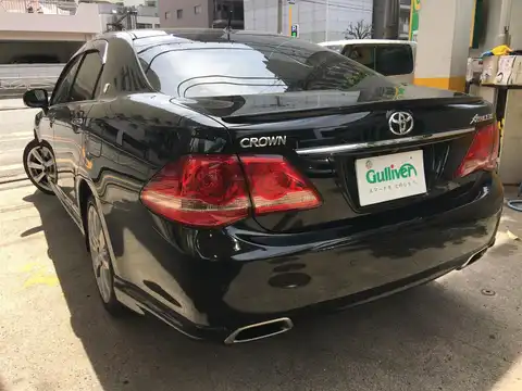 カタログ画像：クラウン （CROWN） ３．５アスリートＧパッケージ 2008年2月 DBA-GRS204 3500cc ブラック 燃費10.0km / l バック