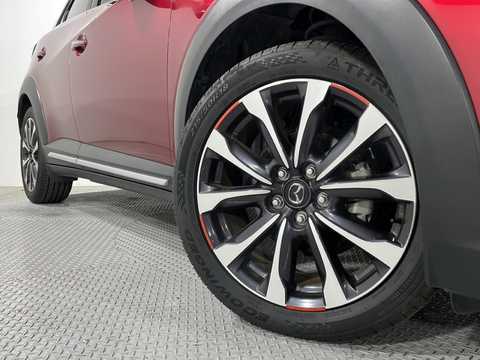 カタログ画像：ＣＸ－３ （CX-3） ２０Ｓ プロアクティブ Ｓパッケージ 2020年6月 6BA-DKEAW 2000cc ソウルレッドクリスタルメタリック 燃費15.2km / l タイヤ
