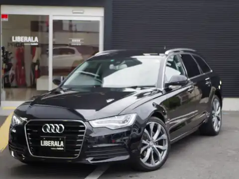 カタログ画像：Ａ６アバント （A6 AVANT） １．８ＴＦＳＩ Ｓラインパッケージ 2015年7月 ABA-4GCYG 1800cc ブリリアントブラック 燃費15.4km / l 外装