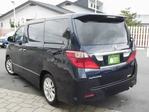 カタログ画像：アルファード （ALPHARD） ２４０Ｓ 2008年8月 DBA-ANH25W 2400cc ダークブルーマイカ 燃費11.4km / l バック