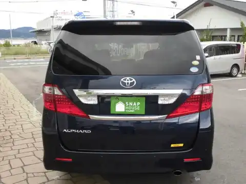 カタログ画像：アルファード （ALPHARD） ２４０Ｓ 2008年5月 DBA-ANH20W 2400cc ダークブルーマイカ 燃費11.6km / l バック