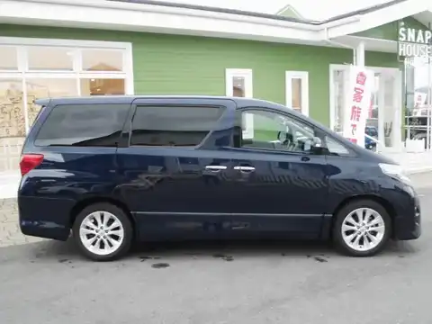 カタログ画像：アルファード （ALPHARD） ２４０Ｓ 2008年8月 DBA-ANH25W 2400cc ダークブルーマイカ 燃費11.4km / l 外装