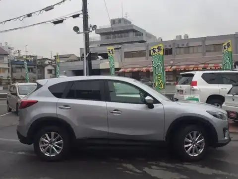 カタログ画像：ＣＸ－５ （CX-5） ２０Ｓ プロアクティブ 2015年1月 DBA-KEEFW 2000cc ソニックシルバーメタリック 燃費16.4km / l 外装