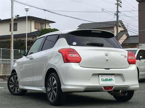 カタログ画像：スイフト （SWIFT） ＸＲリミテッド 2019年10月 DBA-ZC83S 1200cc ピュアホワイトパール 燃費22.6km / l バック