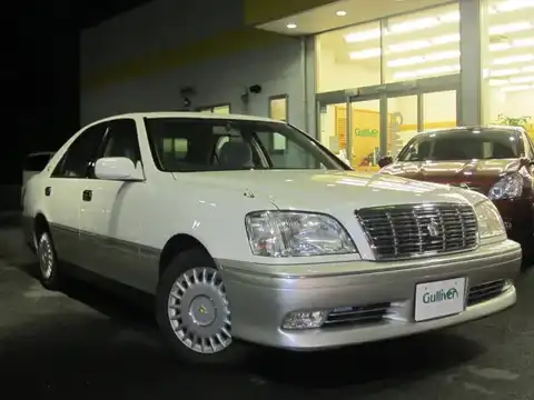 カタログ画像：クラウン （CROWN） ロイヤルエクストラ 1999年9月 GH-JZS171 2500cc ホワイトパールクリスタルシャイン 燃費10.4km / l メイン（その他）