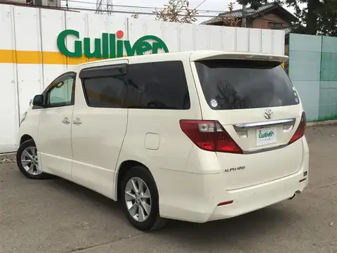 カタログ画像：アルファード （ALPHARD） ２４０Ｓ 2008年5月 DBA-ANH20W 2400cc ゴールドパールクリスタルシャイン 燃費11.6km / l バック