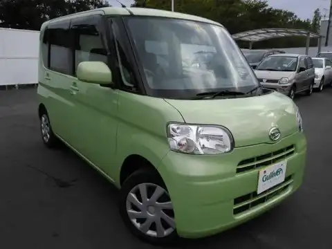 カタログ画像：タント （TANTO） Ｘ 2011年11月 DBA-L385S 660cc マスカットグリーンメタリック 燃費24.0km / l メイン（その他）