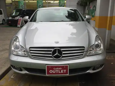 カタログ画像：ＣＬＳクラス （CLS-CLASS） ＣＬＳ３５０ 2006年9月 DBA-219356C 3500cc キューバナイトシルバー（Ｍ）orイリジウムシルバー（Ｍ） 燃費8.5km / l フロント