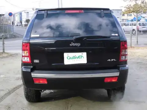 カタログ画像：ジープ・グランドチェロキー （JEEP GRAND CHEROKEE） Ｓ－リミテッド 2008年12月 ABA-WH47 4700cc ブリリアントブラッククリスタルパールコートorダークカーボンパールコート 燃費6.2km / l バック