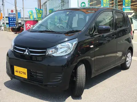 カタログ画像：ｅＫワゴン （EK WAGON） Ｍ ｅ－アシスト 2016年7月 DBA-B11W 660cc ブラックマイカ 燃費22.2km / l 外装