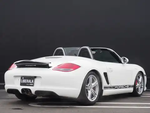 カタログ画像：ボクスター （BOXSTER） ボクスターＳ 2010年7月 ABA-987MA121 3400cc キャララホワイト バック