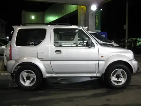 カタログ画像：ジムニーワイド （JIMNY WIDE） ベースグレード 2000年4月 TA-JB43W 1300cc シルキーシルバーメタリック 燃費14.0km / l 外装