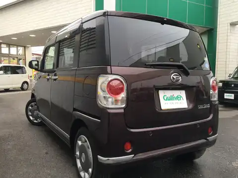 カタログ画像：ムーヴキャンバス （MOVE CANBUS） Ｘリミテッドメイクアップ ＳＡⅡ 2016年9月 DBA-LA800S 660cc スムースグレーマイカメタリック×プラムブラウンクリスタルマイカorプラムブラウンクリスタルマイカ 燃費28.6km / l バック