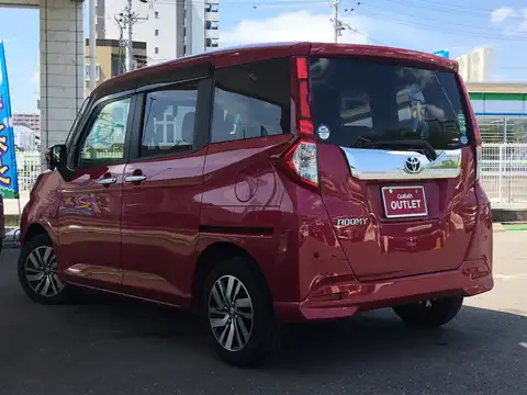 カタログ画像：ルーミー （ROOMY） カスタムＧ Ｓ 2016年11月 DBA-M910A 1000cc マゼンタベリーマイカメタリック 燃費22.0km / l バック