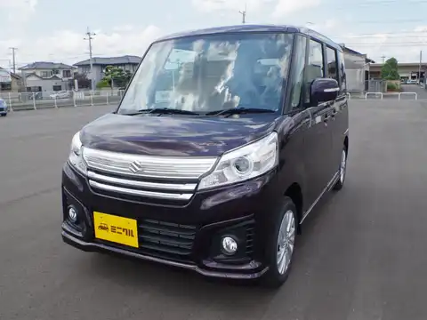 カタログ画像：スペーシアカスタム （SPACIA CUSTOM） ＧＳ 2015年5月 DAA-MK42S 660cc ムーンライトバイオレットパールメタリック 燃費30.6km / l 外装