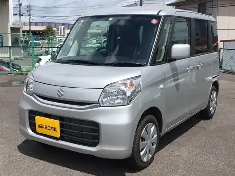 カタログ画像：スペーシア （SPACIA） Ｘ 2016年12月 DAA-MK42S 660cc シルキーシルバーメタリック 燃費32.0km / l 外装