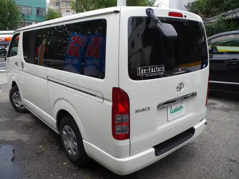 カタログ画像：ハイエースバン （HIACE VAN） ＤＸ ＧＬパッケージ仕様車 2012年5月 QDF-KDH201V 3000cc ホワイト 燃費11.4km / l バック