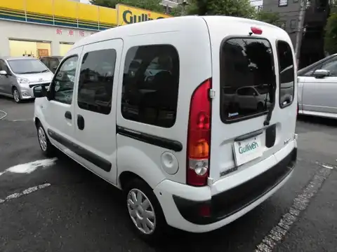 カタログ画像：カングー （KANGOO） １．６ 2007年1月 GH-KCK4M 1600cc グラシエ・ホワイト バック