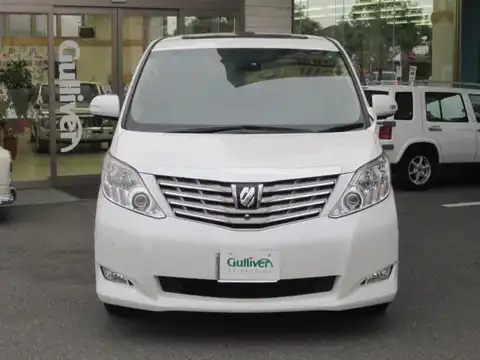 カタログ画像：アルファード （ALPHARD） ３５０Ｇ Ｌパッケージ 2008年5月 DBA-GGH25W 3500cc ホワイトパールクリスタルシャイン 燃費9.1km / l フロント