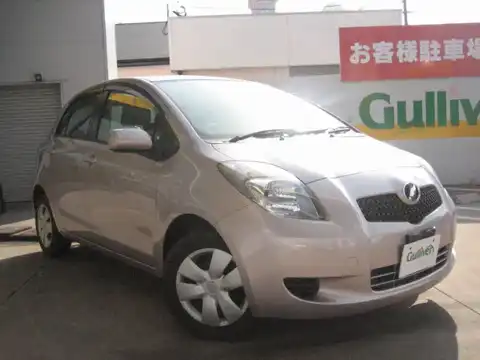 カタログ画像：ヴィッツ （VITZ） Ｆ アドバンスドエディション 2006年6月 DBA-SCP90 1300cc ローズメタリックオパール 燃費19.6km / l メイン（その他）