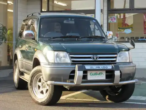 カタログ画像：ランドクルーザープラド （LAND CRUISER PRADO） ＴＸ 1996年5月 KD-KZJ95W 3000cc ダークグリーンマイカメタリック メイン（その他）