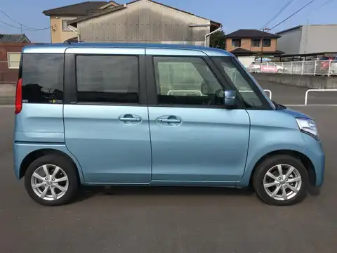 カタログ画像：スペーシア （SPACIA） Ｔ デュアルカメラブレーキサポート装着車 2015年8月 DAA-MK42S 660cc フィズブルーパールメタリック 燃費26.8km / l 外装