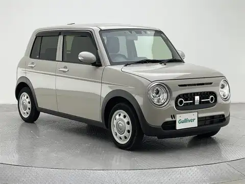 カタログ画像：アルトラパンＬＣ （ALTO LAPIN LC） Ｘ 2022年6月 5BA-HE33S 660cc トラッドカーキメタリック アーバンブラウン2トーンルーフorトラッドカーキメタリック ソフトベージュ2トーンルーフ 燃費26.2km / l メイン（その他）
