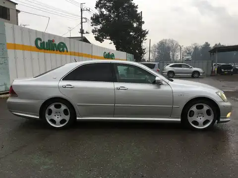 カタログ画像：クラウン （CROWN） アスリートＧパッケージ 2004年2月 CBA-GRS182 3000cc シルバーメタリック 燃費11.8km / l 外装