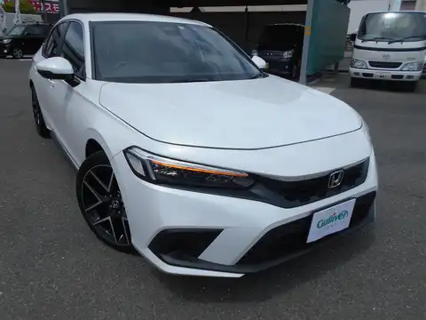 カタログ画像：シビック （CIVIC） ＬＸ 2021年9月 6BA-FL1 1500cc プラチナホワイト・パール 燃費16.3km / l 外装