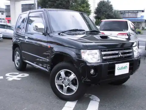 カタログ画像：パジェロミニ （PAJERO MINI） プレミアムセレクション 2011年1月 ABA-H58A 660cc ブラックマイカ メイン（その他）