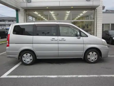 カタログ画像：セレナ （SERENA） Ｖ－Ｇナビパッケージ ７０ｔｈ 2003年5月 UA-TC24 2000cc シャンパンシルバー（ＴＭ）／スパークリングシルバー（Ｍ） 燃費12.2km / l 外装